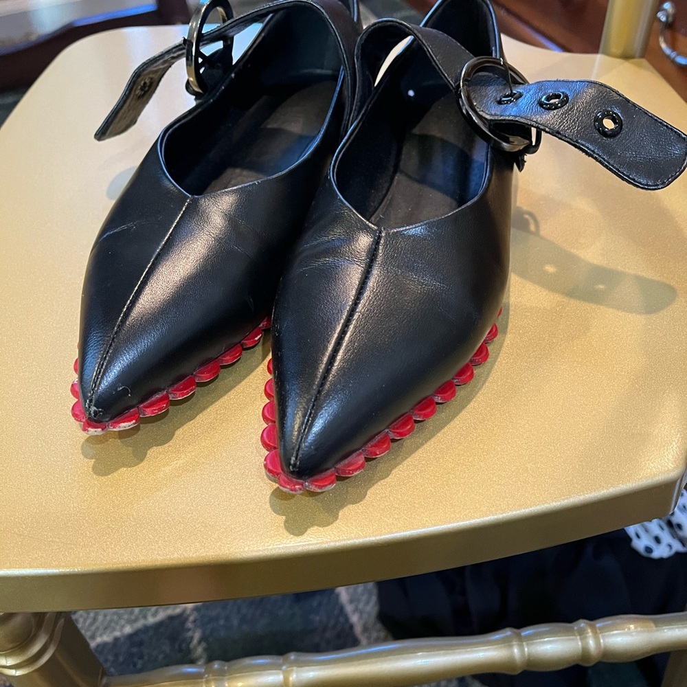 Black pointed. Flats
